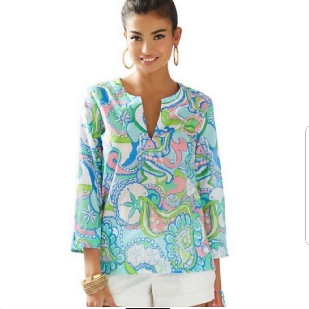 Lilly Pulitzer Conch Republic kirby tunic top